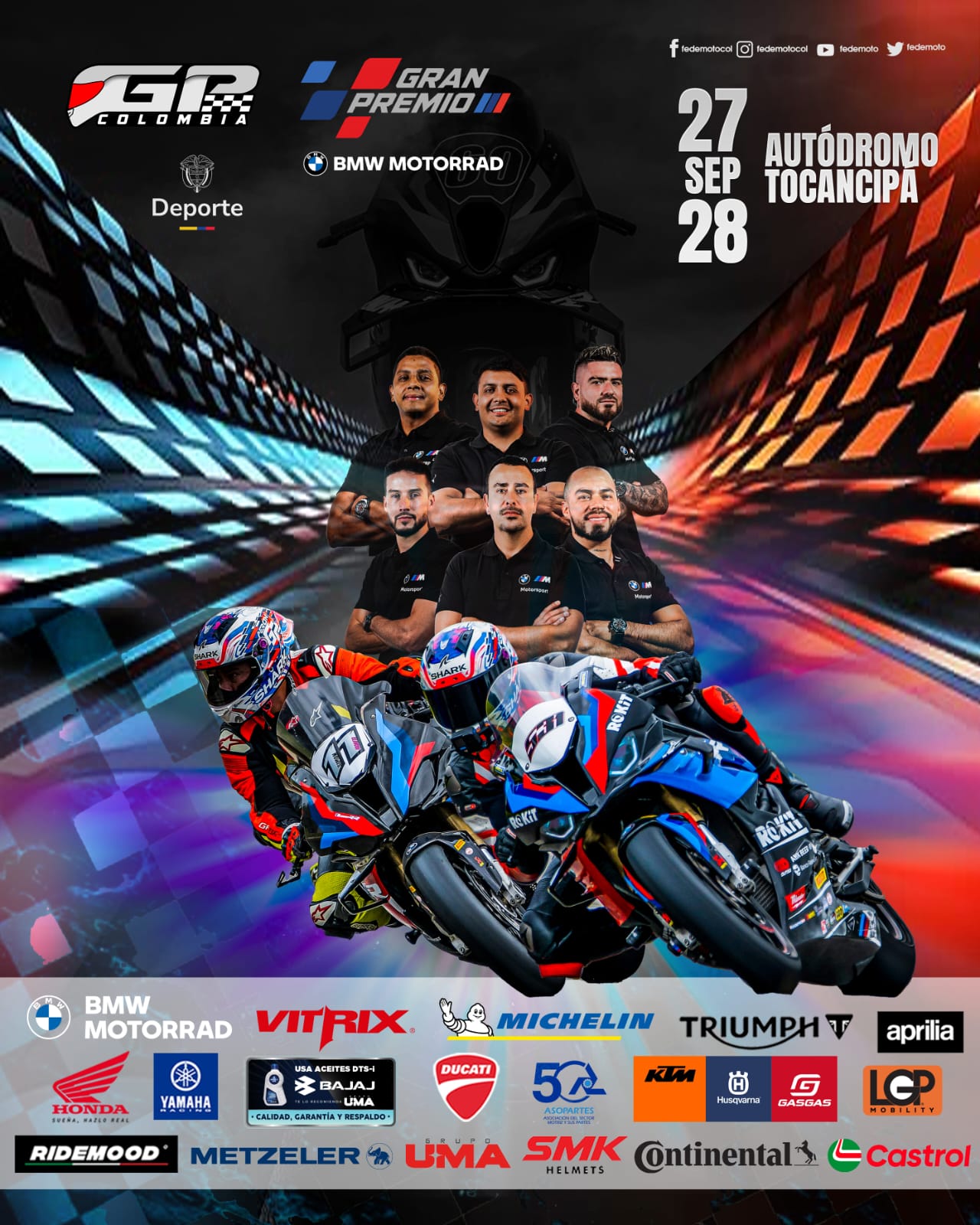 Inscripciones Segunda Válida GP Colombia 2025 - Gran Premio BMW